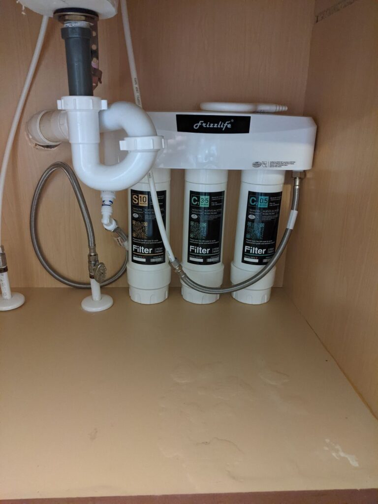 Frizzlife 3-Stage Under Sink Water Filter System Review