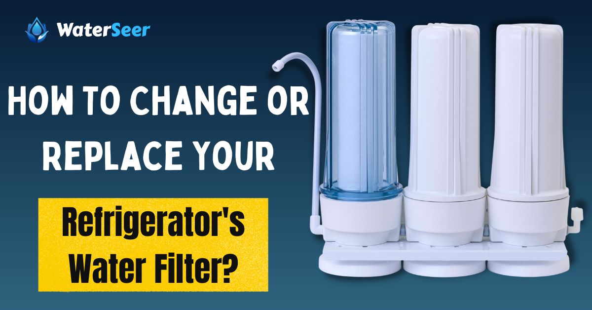 how to change water filter in fridge