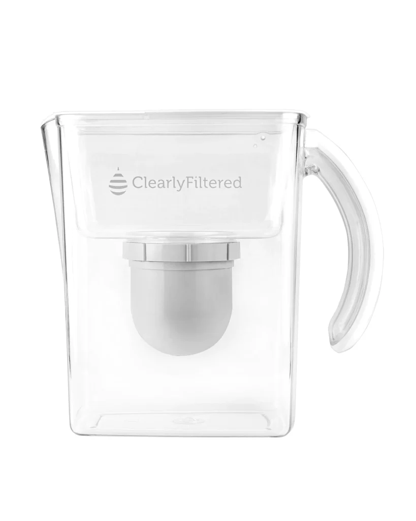 Clearly Filtered Water Pitcher with Affinity Filtration Technology