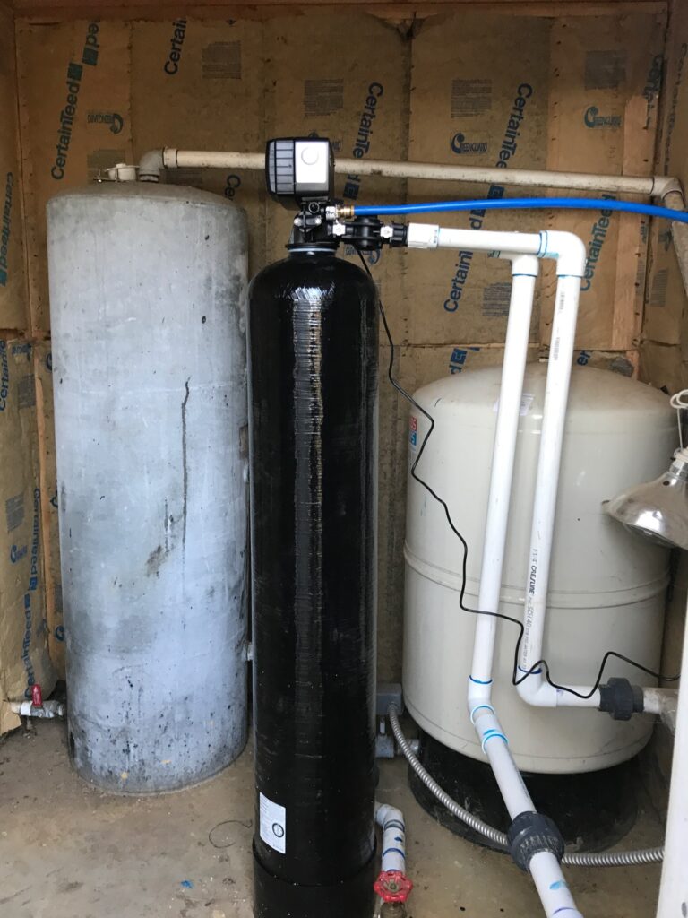 Durawater Air Injection Iron Eater Filter while installing 