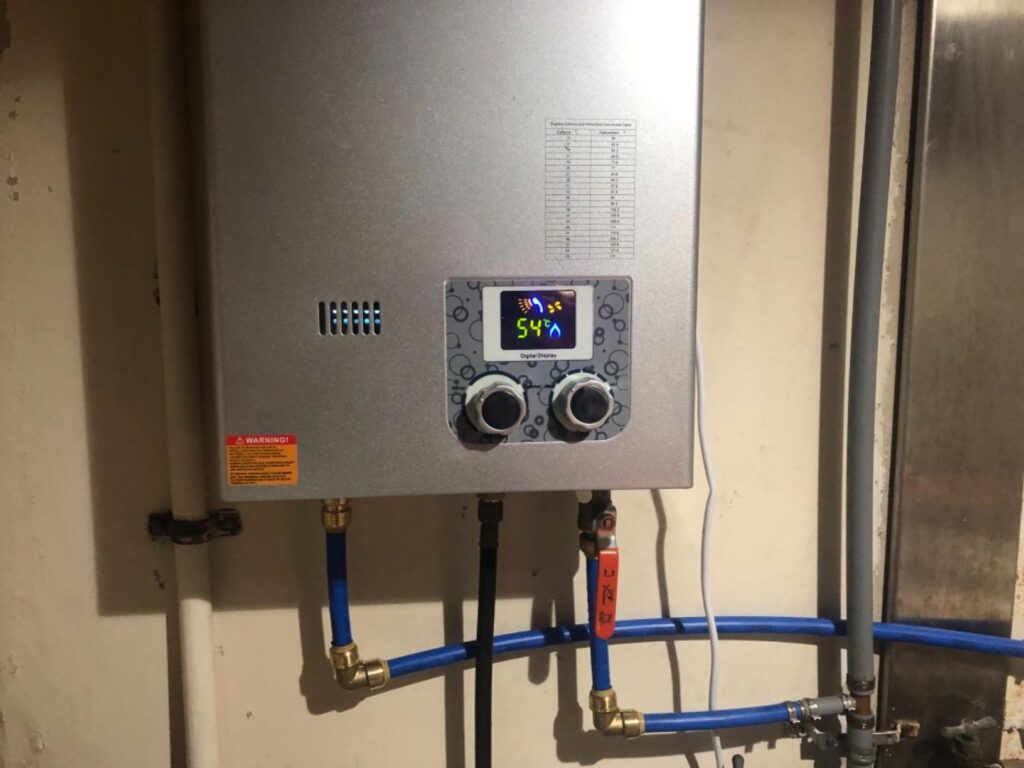 Natural Gas Tankless Water Heater Indoor review
