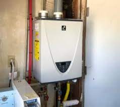Takagi T-H3S-DV-P Condensing High-Efficiency Propane Indoor Tankless Water Heater after install
