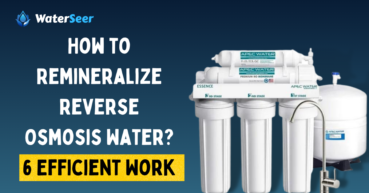 how to remineralize reverse osmosis water