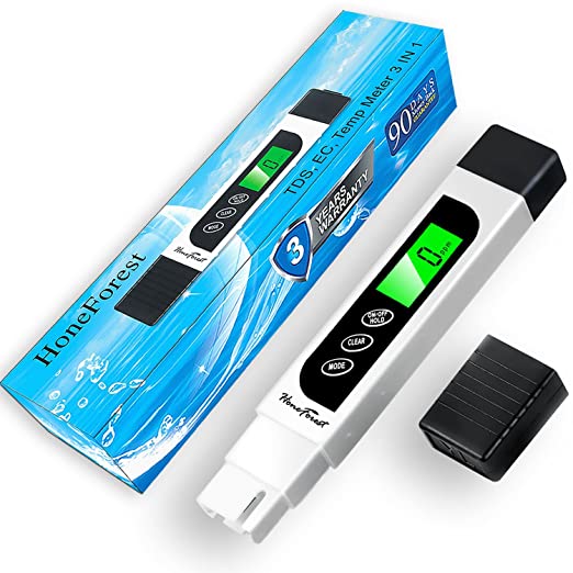 Water Quality Tester, Accurate and Reliable, HoneForest TDS Meter