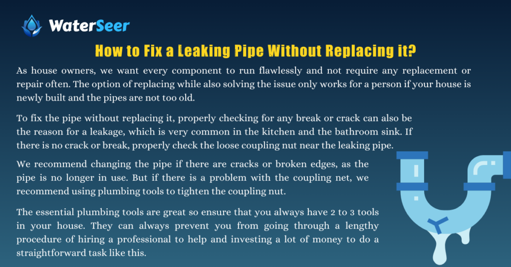 How to Fix a Leaking Pipe Without Replacing it?