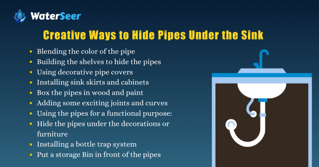 Creative Ways to Hide Pipes Under the Sink