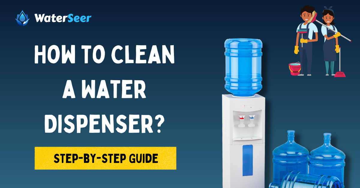 how to clean a water dispenser
