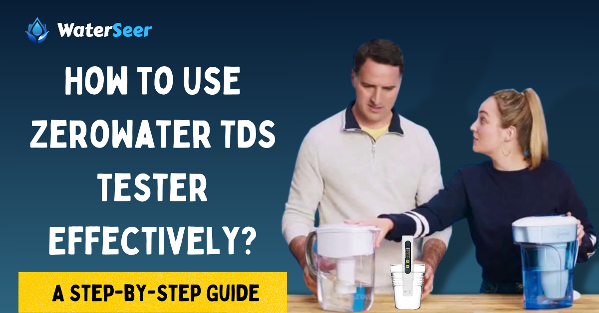 how to use zerowater tds tester