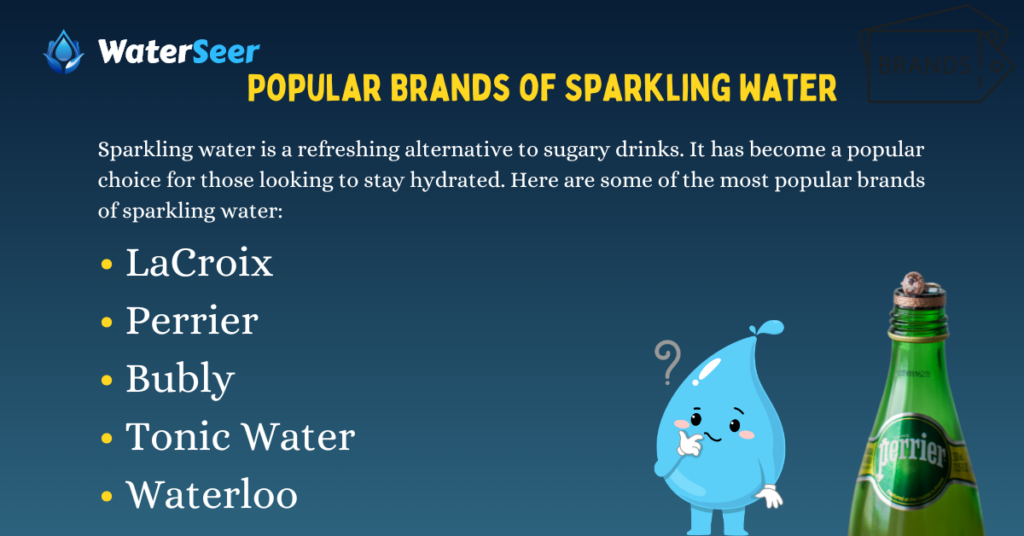Popular Brands of Sparkling Water