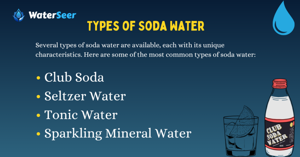 Types of Soda Water